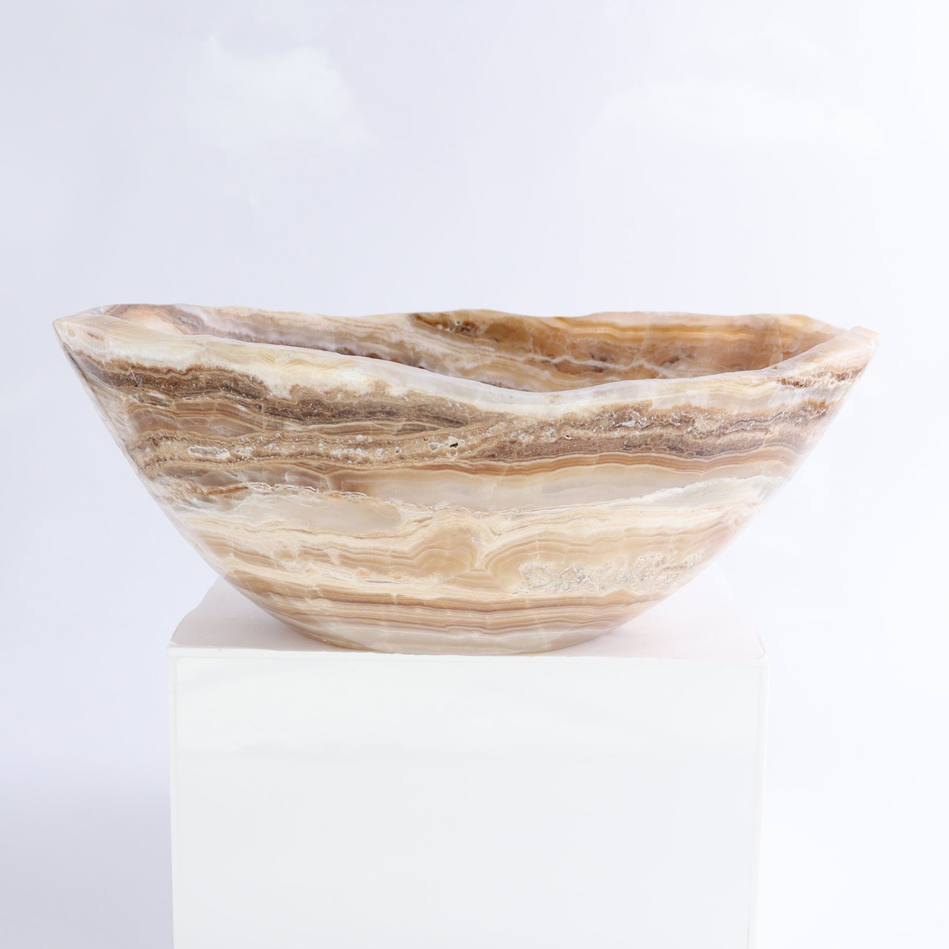 Mexican Onyx/Calcite Bowl - Expert Wholesale and Supplier of Wholesale Crystals & Bulk Gemstones, ["Bowls","Calcite","Mexico","onyx"]