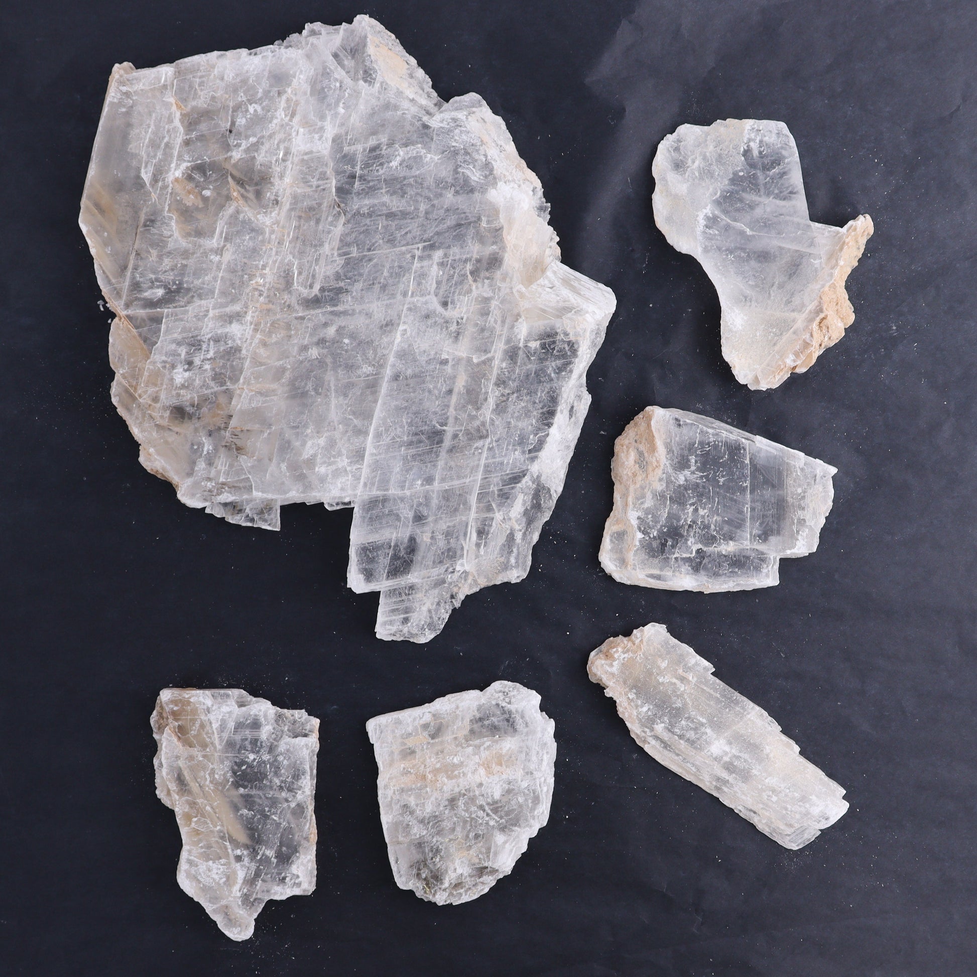 Selenite Slices Set of 6 - Expert Wholesale and Supplier of Wholesale Crystals & Bulk Gemstones, ["selenite","Slices and Slabs"]