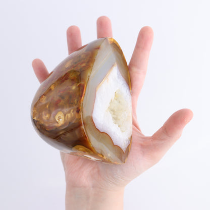 Carnelian Geodes Set of 2 - Expert Wholesale and Supplier of Wholesale Crystals & Bulk Gemstones, ["carnelian","Geodes","Madagascar"]