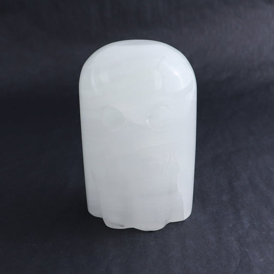 One Ghost White Mexican Onyx/Calcite with Light