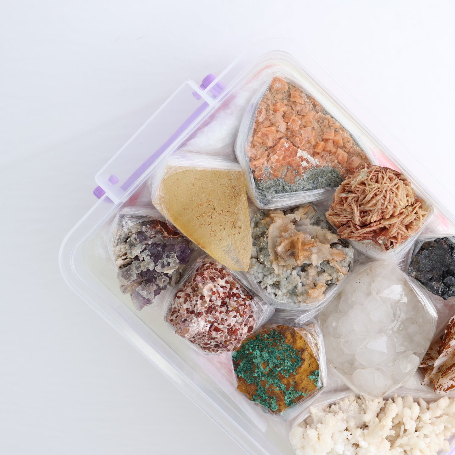 Mixed Minerals Flat from Morocco | Mi Esperanza Minerals | Supplier of Crystals and Onyx