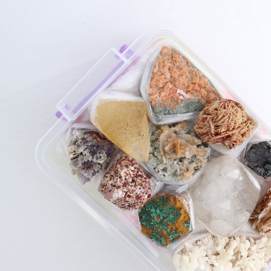 Mixed Minerals Flat from Morocco