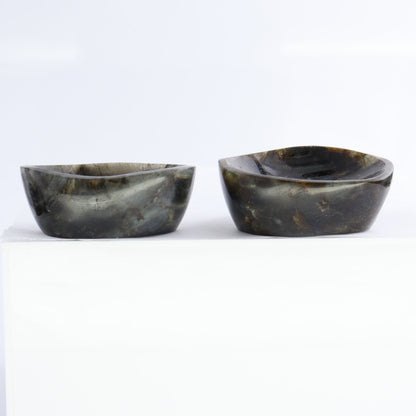 Labradorite Bowls Set of 6 - Expert Wholesale and Supplier of Wholesale Crystals & Bulk Gemstones, ["Bowls","Labradorite","Madagascar"]