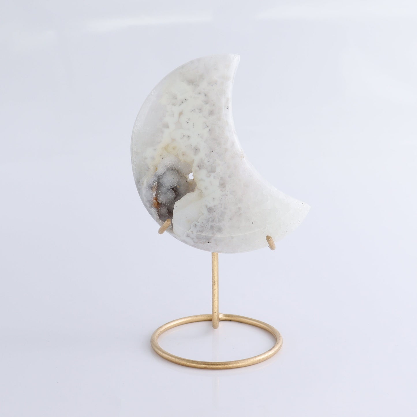 Agate Moons with Stand Set of 5 - Expert Wholesale and Supplier of Wholesale Crystals & Bulk Gemstones, ["Agate","Brazil","moons"]
