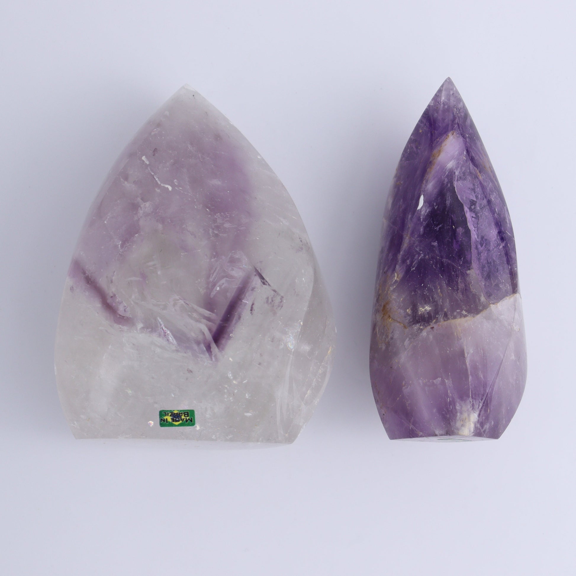 Imperfect Amethyst Flames Set of 6 - Expert Wholesale and Supplier of Wholesale Crystals & Bulk Gemstones, ["Amethyst","Brazil","flames"]