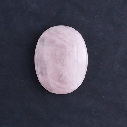 One Rose Quartz Flat Palm Stone - Expert Wholesale and Supplier of Wholesale Crystals & Bulk Gemstones, ["Palm Stones","Rose Quartz"]
