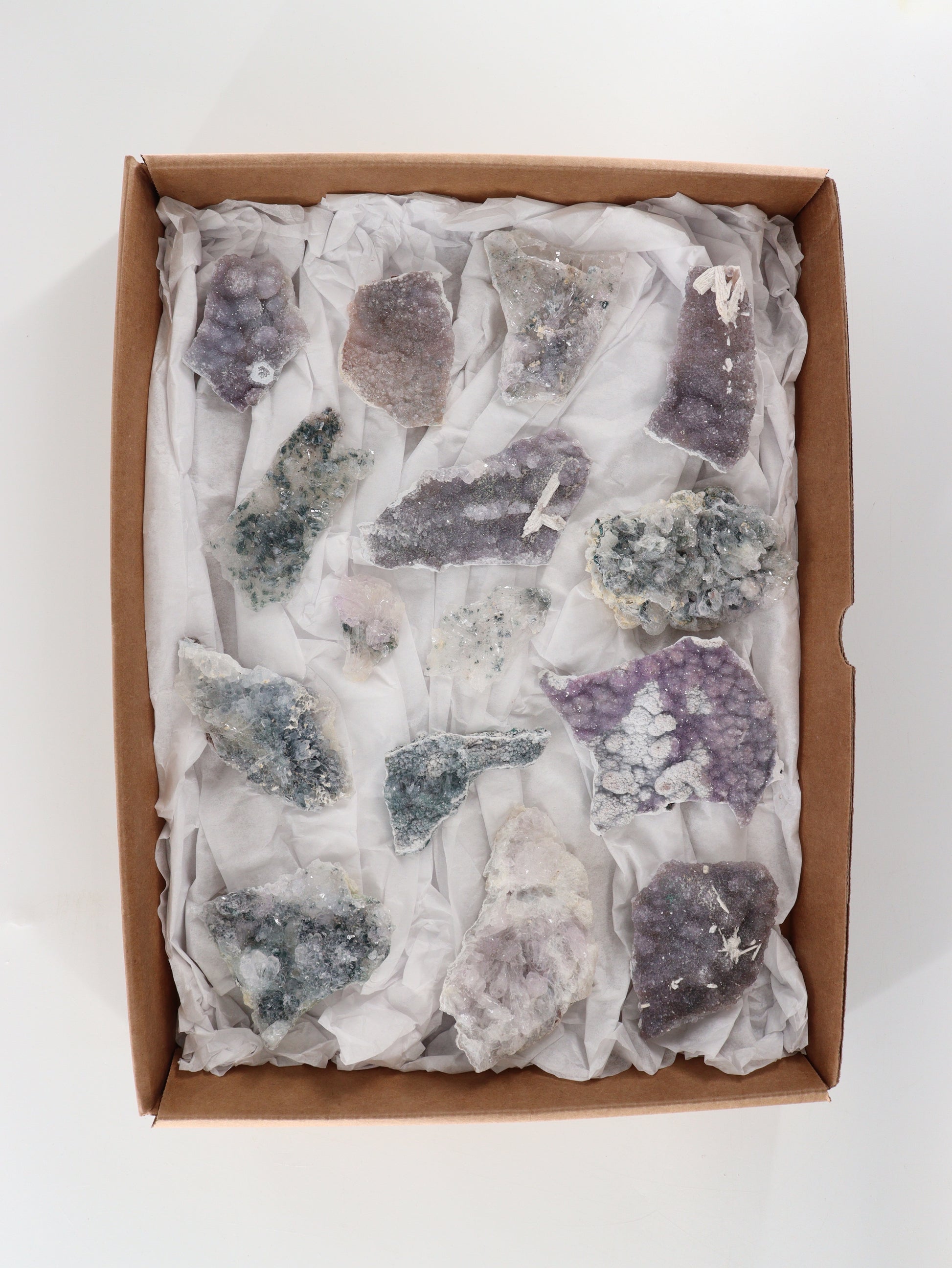 Amethyst Flower Set of 15 - Expert Wholesale and Supplier of Wholesale Crystals & Bulk Gemstones, []