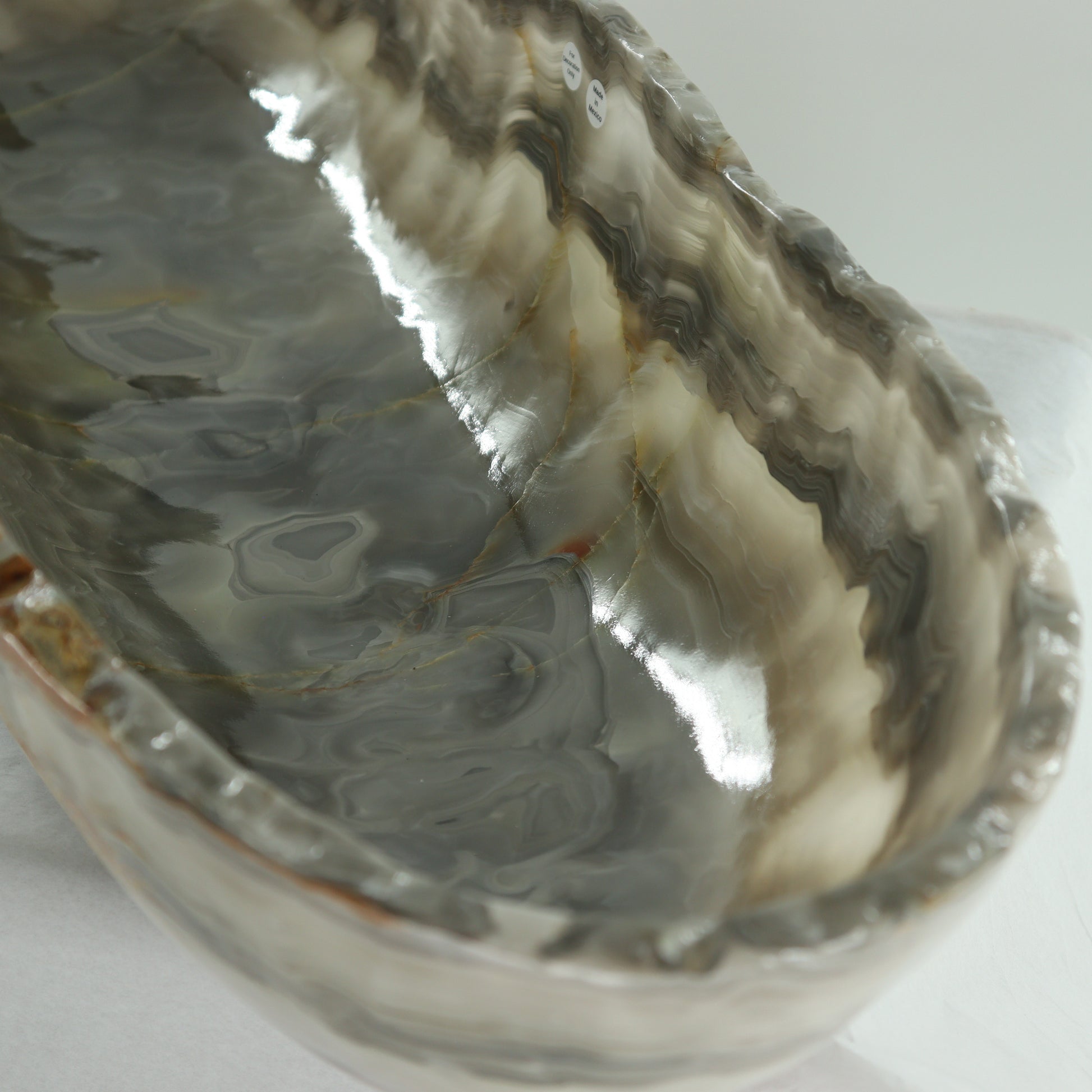 Onyx Canoe Bowl - Expert Wholesale and Supplier of Wholesale Crystals & Bulk Gemstones, ["Bowls","canoe","Mexico","onyx"]