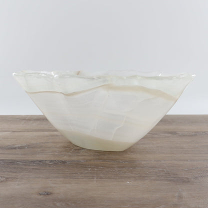 Mexican Onyx/Calcite Bowl 15"