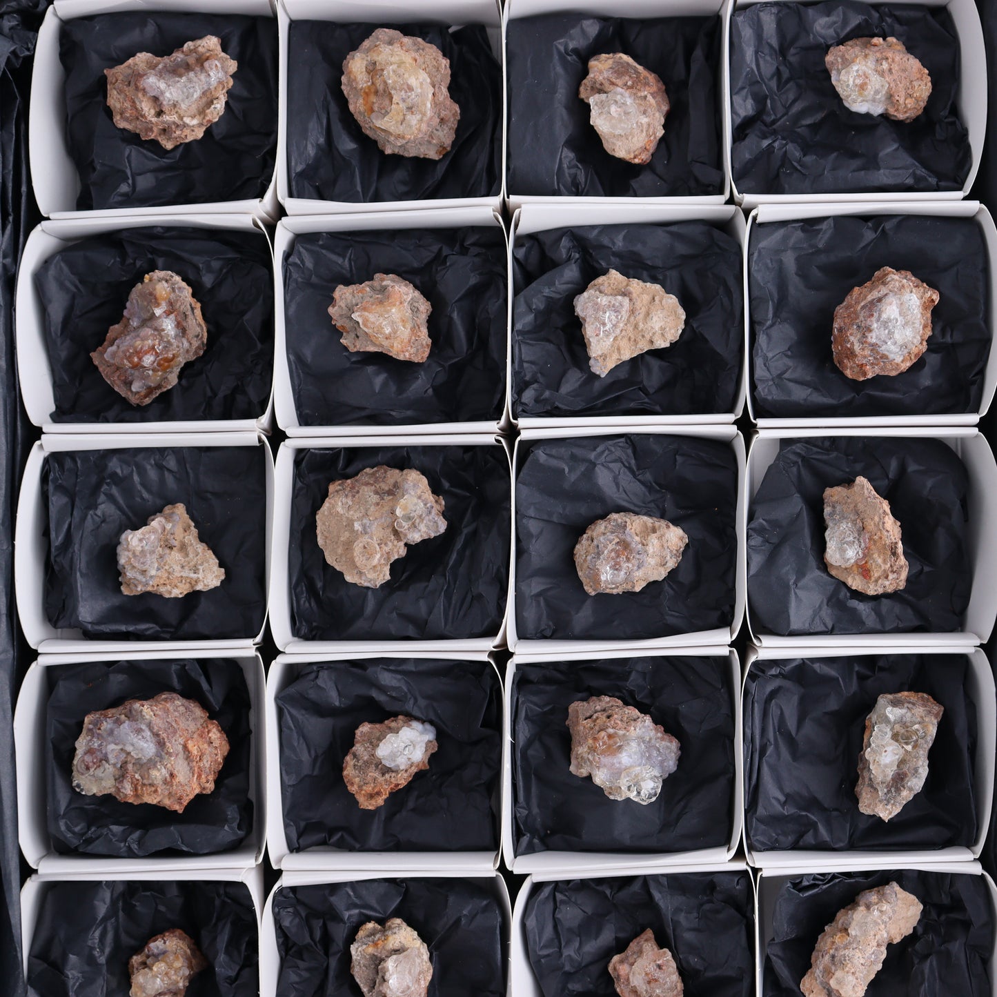 Hyalite Opal Set of 28 - Expert Wholesale and Supplier of Wholesale Crystals & Bulk Gemstones, ["close_30","Flats","Halite","Hyalite Opal","Mexico","Opal"]