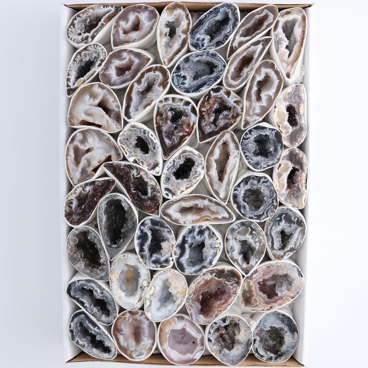 Agate Geodes Flat - Expert Wholesale and Supplier of Wholesale Crystals & Bulk Gemstones, ["Agate","Geodes"]