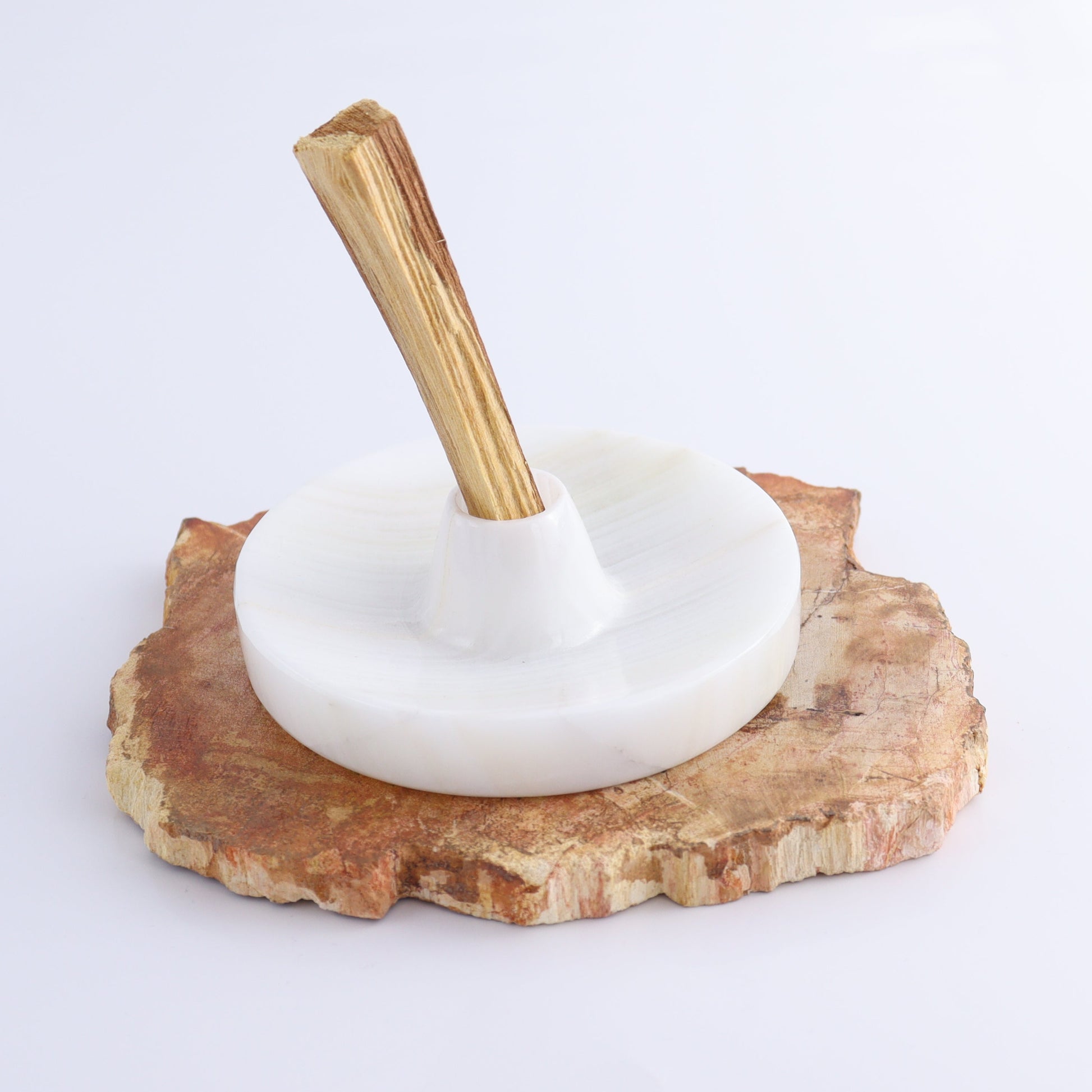 One White Onyx Palo Santo and Incense Holder - Expert Wholesale and Supplier of Wholesale Crystals & Bulk Gemstones, ["Catalog Onyx","Incense holders","Mexico","onyx","Palo Santo Holder","White onyx"]