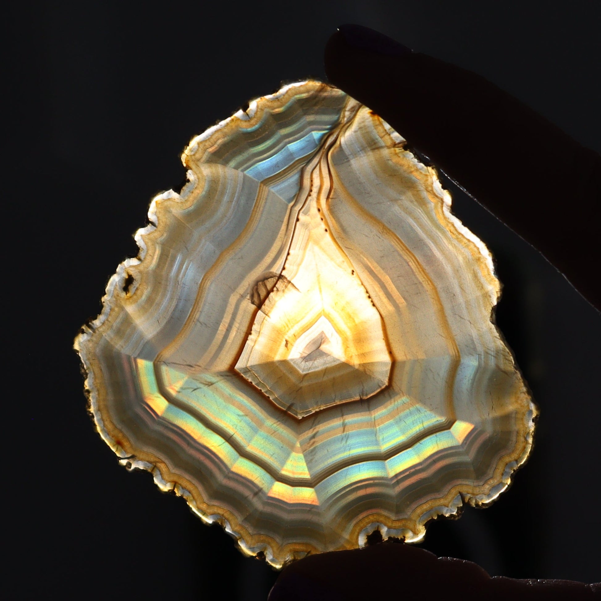 Iris Agate Slices Set of 6 - Expert Wholesale and Supplier of Wholesale Crystals & Bulk Gemstones, ["Agate","Iris Agate","Slices and Slabs"]