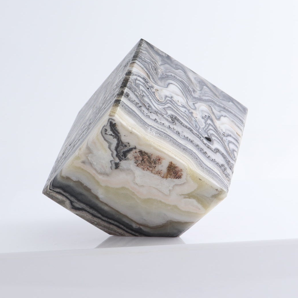 Calcite Standing Cubes Set of 4