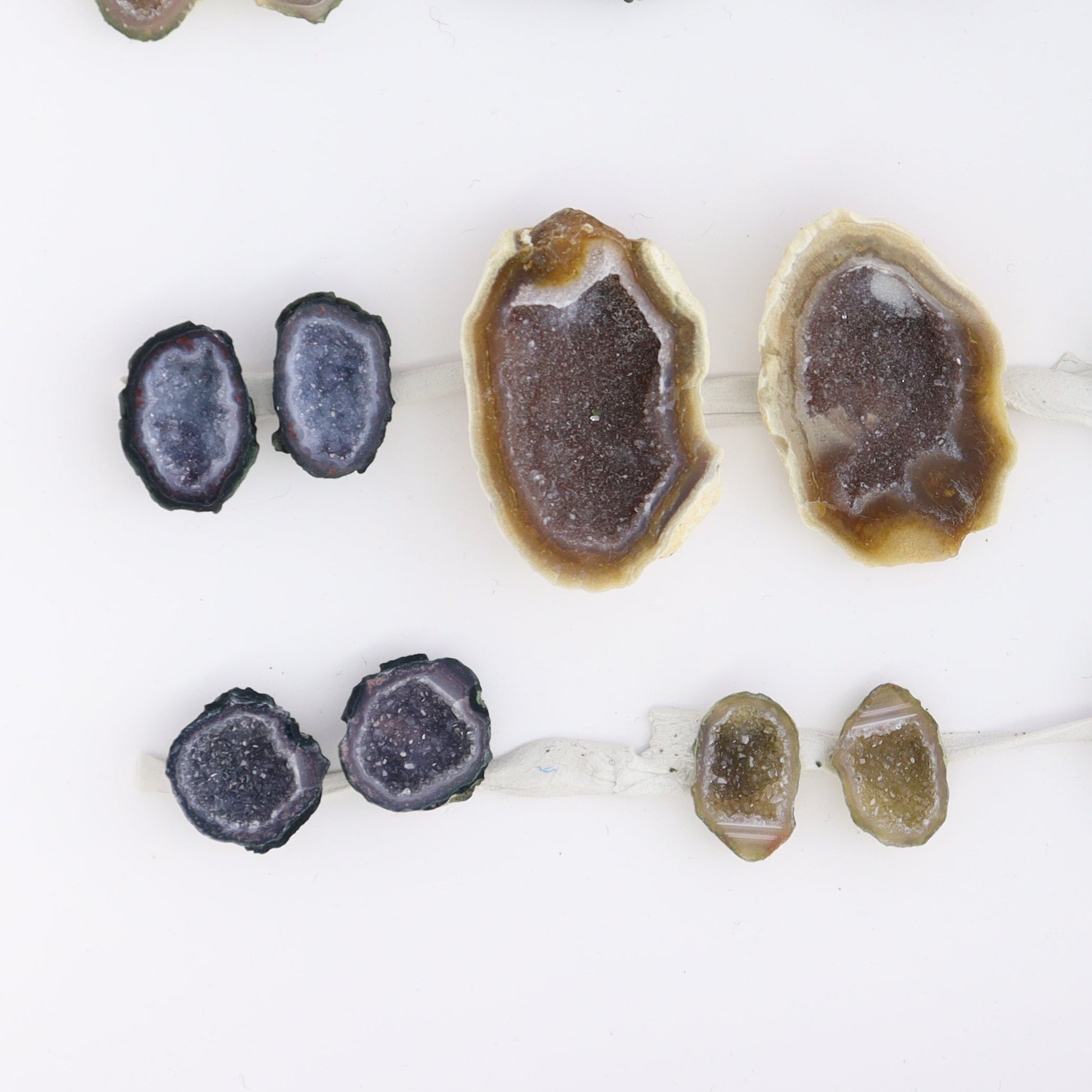 Tabasco Geodes 10 Pairs - Expert Wholesale and Supplier of Wholesale Crystals & Bulk Gemstones, ["Geodes","Tabasco Geode"]