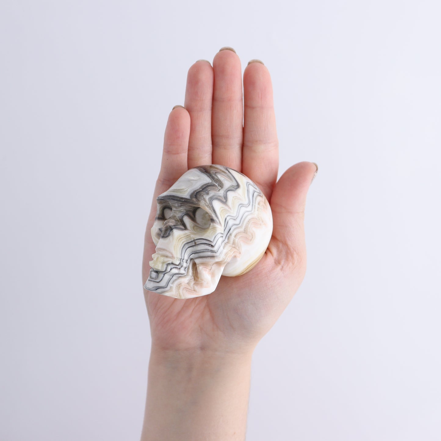 Onyx Skulls Set of 3 - Expert Wholesale and Supplier of Wholesale Crystals & Bulk Gemstones, ["Mexico","onyx","Skulls"]