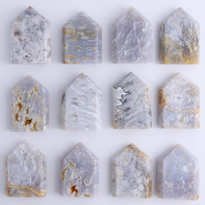 Agate Towers Set of 12 - Expert Wholesale and Supplier of Wholesale Crystals & Bulk Gemstones, ["Agate","Towers"]