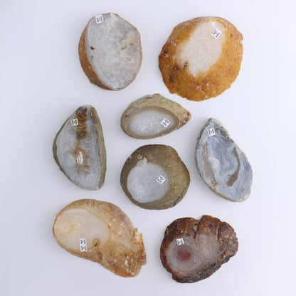 Agate Slices Set of 8 - Expert Wholesale and Supplier of Wholesale Crystals & Bulk Gemstones, ["Agate","Brazil","Slices and Slabs"]