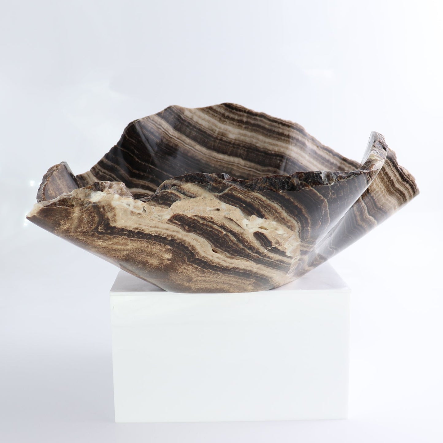 Mexican Onyx/Calcite Bowl 13"