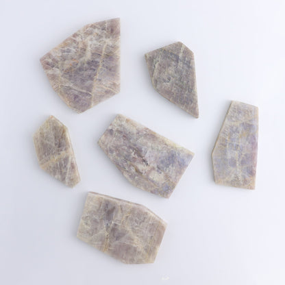 Moonstone Slices & Slabs Set of 6