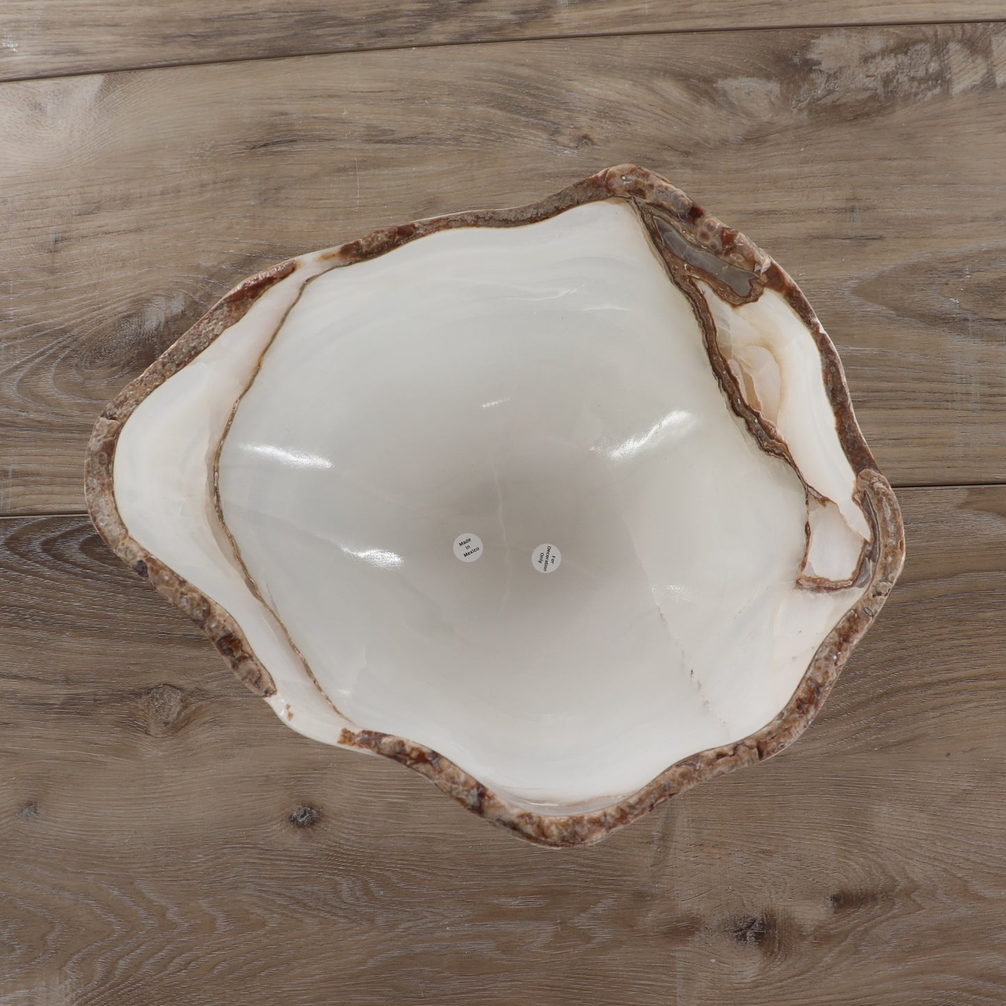 Mexican Onyx/Calcite Bowl 12"