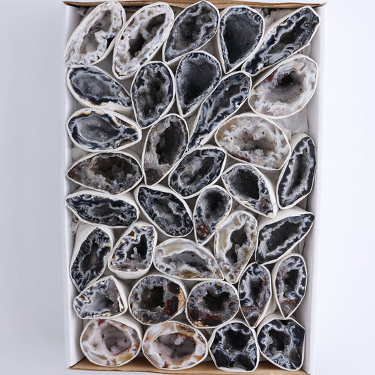 Agate Geodes Flat - wholesale crystals