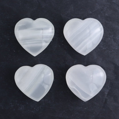 One Heart Mexican Onyx/Calcite White