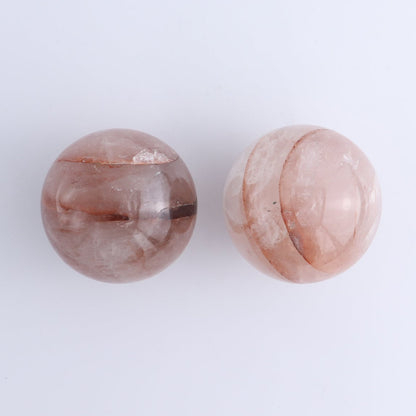 Fire Quartz Spheres Set of 5