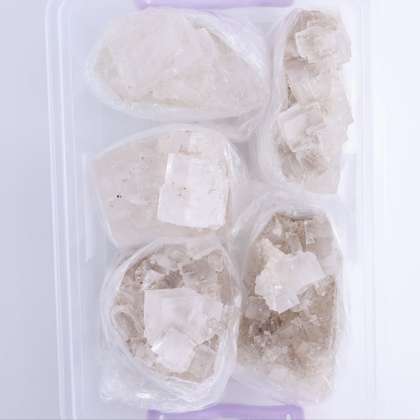 Halite Flat from Morocco - Expert Wholesale and Supplier of Wholesale Crystals & Bulk Gemstones, ["Clusters","Flats","Halite","Morocco"]