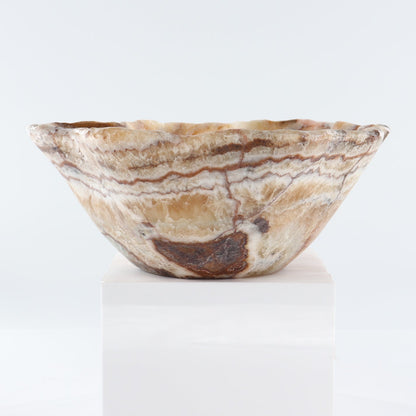 Mexican Onyx/Calcite Bowl 16"