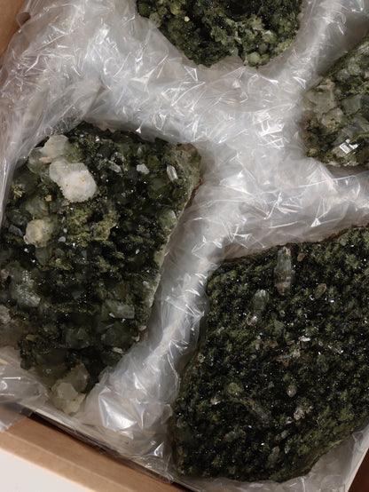 Epidote Flat Set of 4 - Expert Wholesale and Supplier of Wholesale Crystals & Bulk Gemstones, []