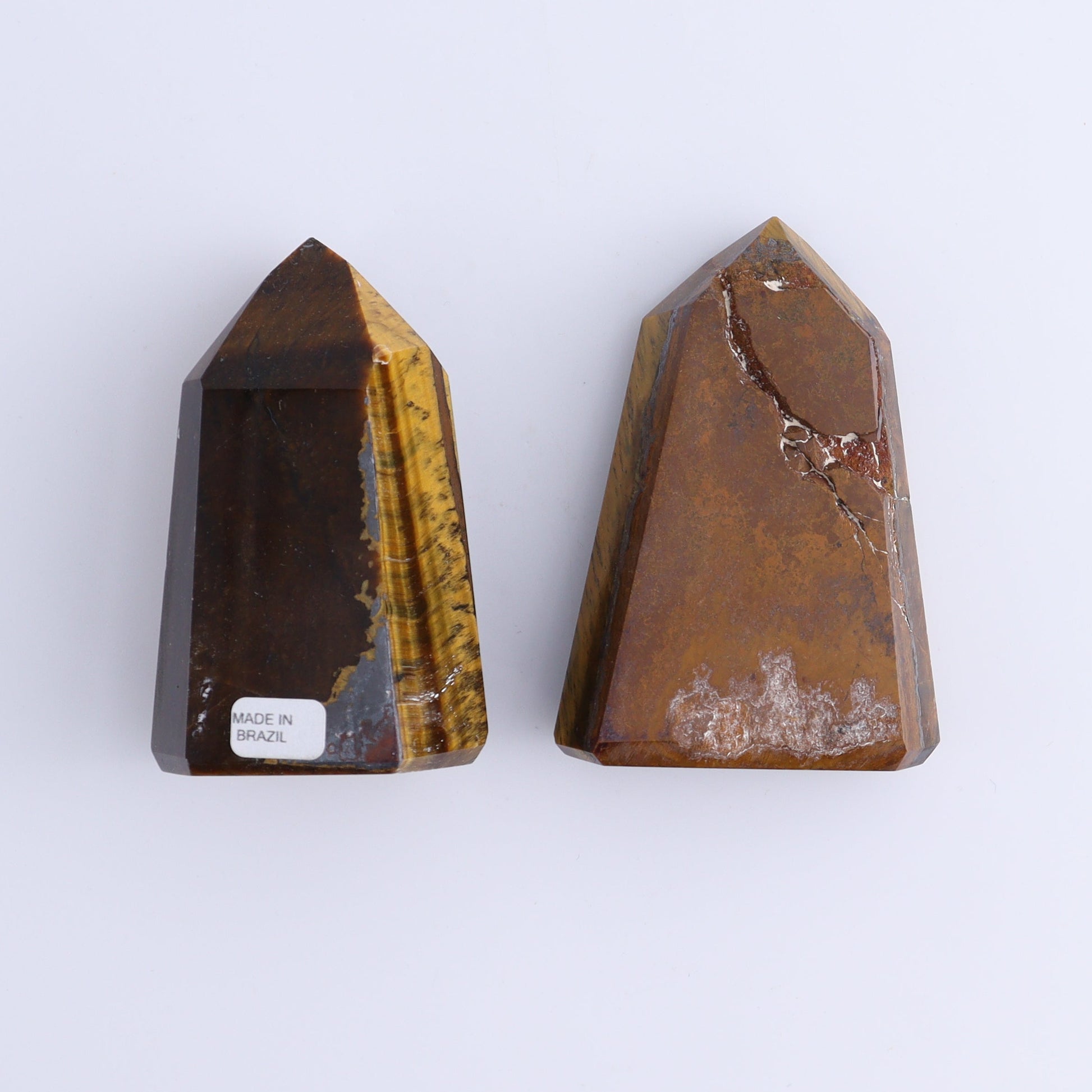 Tiger Eye Towers Set of 6 - Expert Wholesale and Supplier of Wholesale Crystals & Bulk Gemstones, ["Brazil","close_70","Tiger Eye","Towers"]