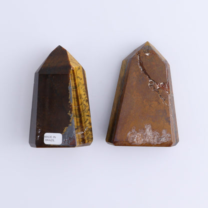 Tiger Eye Towers Set of 6 - Expert Wholesale and Supplier of Wholesale Crystals & Bulk Gemstones, ["Brazil","close_70","Tiger Eye","Towers"]