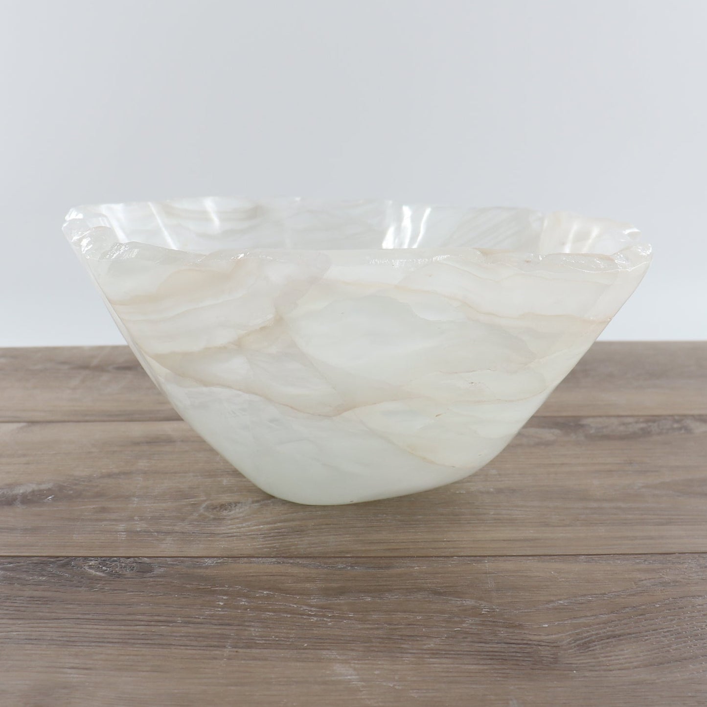 Mexican Onyx/Calcite Bowl 15"