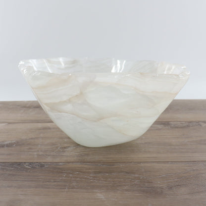 Mexican Onyx/Calcite Bowl 15"