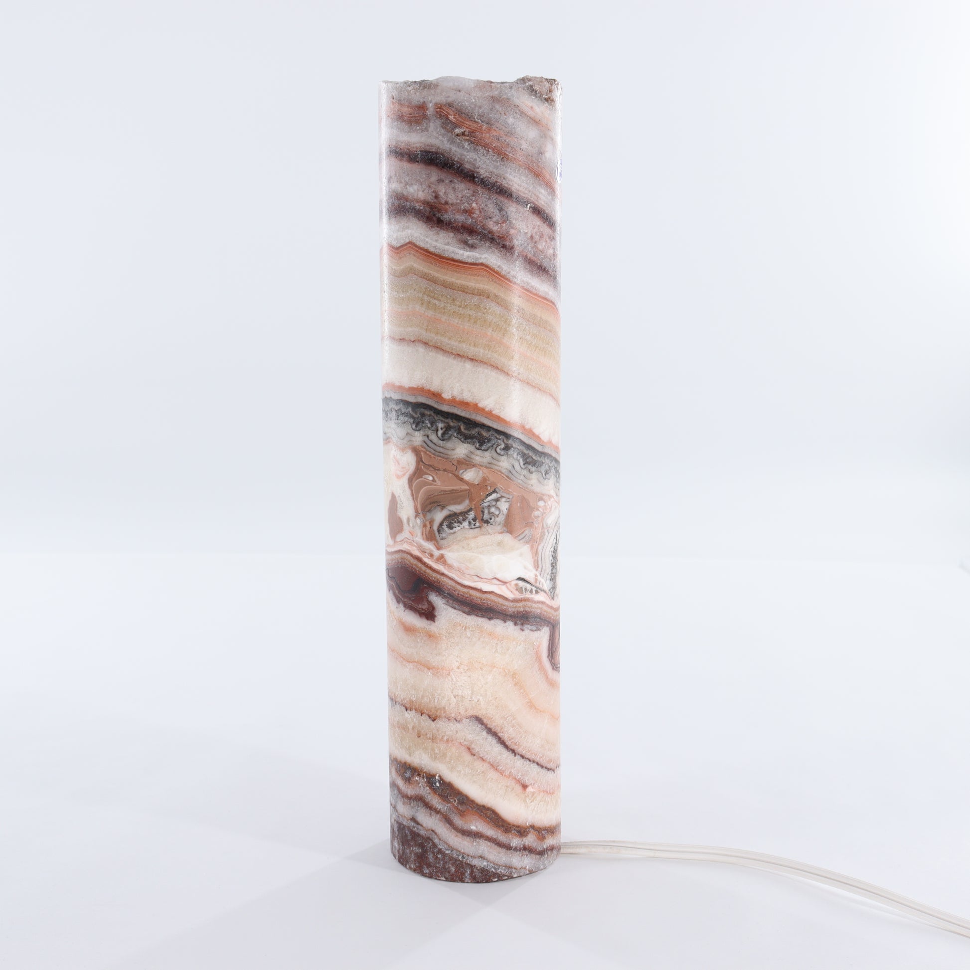 One White & Green Onyx Lamp Blind - Expert Wholesale and Supplier of Wholesale Crystals & Bulk Gemstones, ["Lamps","Mexico","onyx"]