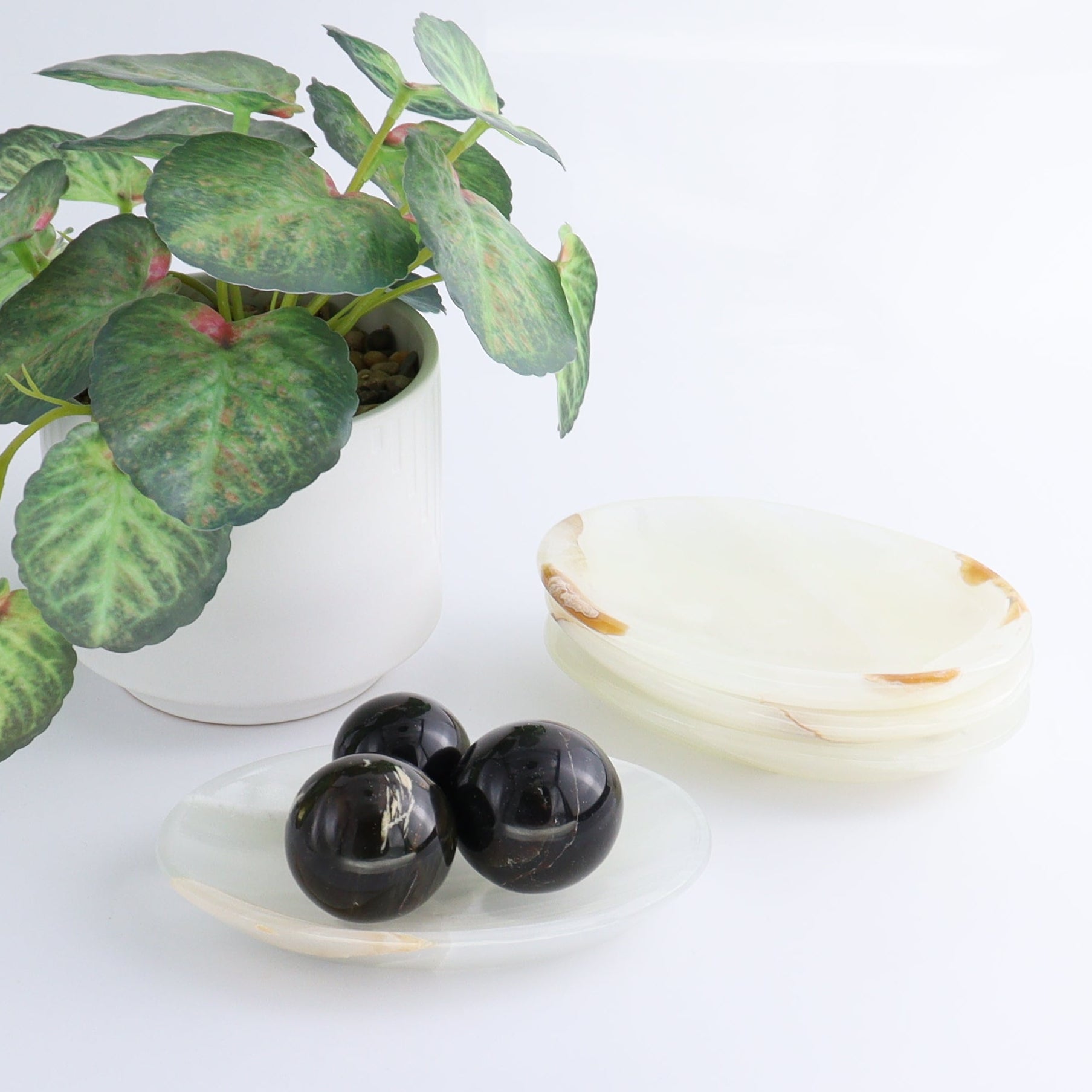 One Mexican Onyx/Calcite White Small Oval Dish - Expert Wholesale and Supplier of Wholesale Crystals & Bulk Gemstones, ["Calcite","Catalog Onyx","close_50","Decorative Dish","Mexico","onyx"]