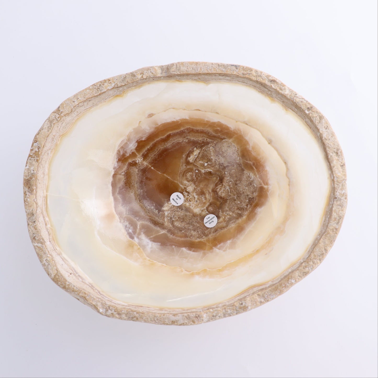 Mexican Onyx/Calcite Bowl - Expert Wholesale and Supplier of Wholesale Crystals & Bulk Gemstones, ["Bowls","Calcite","Mexico","onyx"]