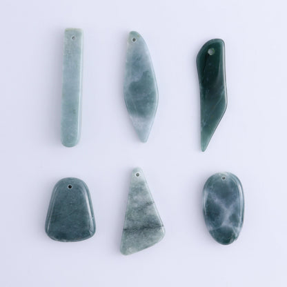 Jadeite Pendants Set of 6 - Expert Wholesale and Supplier of Wholesale Crystals & Bulk Gemstones, ["Guatemala","jadeite","Pendants"]