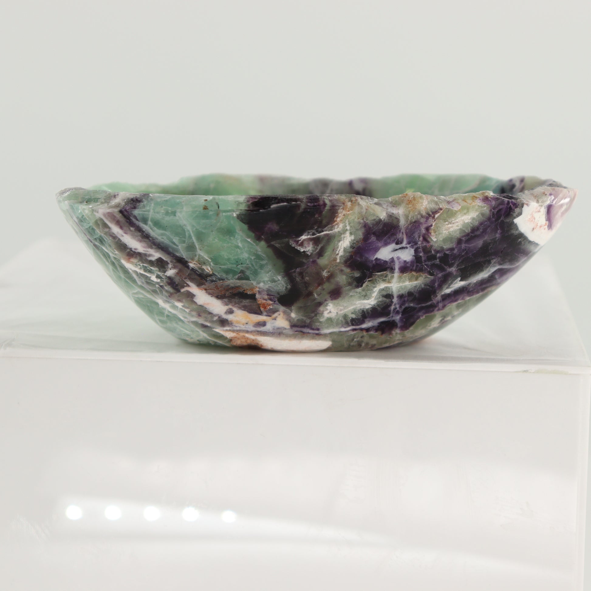 Fluorite Bowls Set of 2 - Expert Wholesale and Supplier of Wholesale Crystals & Bulk Gemstones, ["Bowls","Fluorite","Mexico"]