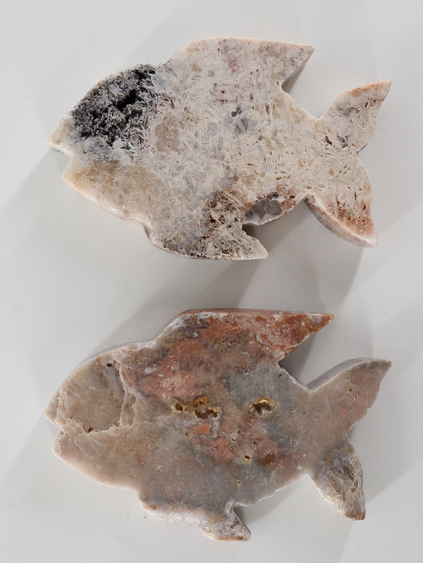 Pink Amethyst Shapes Set of 2 - Expert Wholesale and Supplier of Wholesale Crystals & Bulk Gemstones, ["Brazil","close_70","Mixed Carvings","Pink Amethyst"]