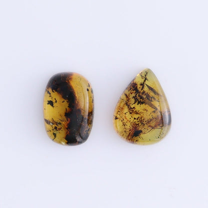 Chiapas Mexico Amber Cabs Set of 8 - Expert Wholesale and Supplier of Wholesale Crystals & Bulk Gemstones, ["Amber","Cabs","Chiapas Amber","Mexico"]