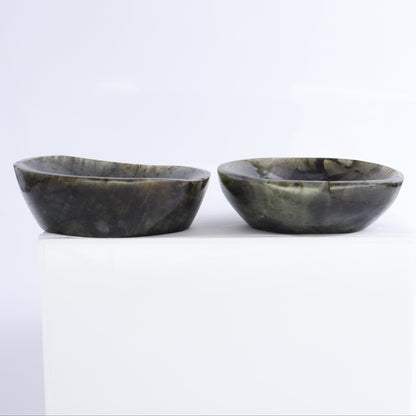 Labradorite Bowls Set of 10 - Expert Wholesale and Supplier of Wholesale Crystals & Bulk Gemstones, ["Bowls","Labradorite","Madagascar"]