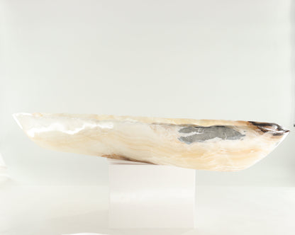 Onyx Canoe Bowl - Expert Wholesale and Supplier of Wholesale Crystals & Bulk Gemstones, ["Bowls","canoe","Mexico","onyx"]