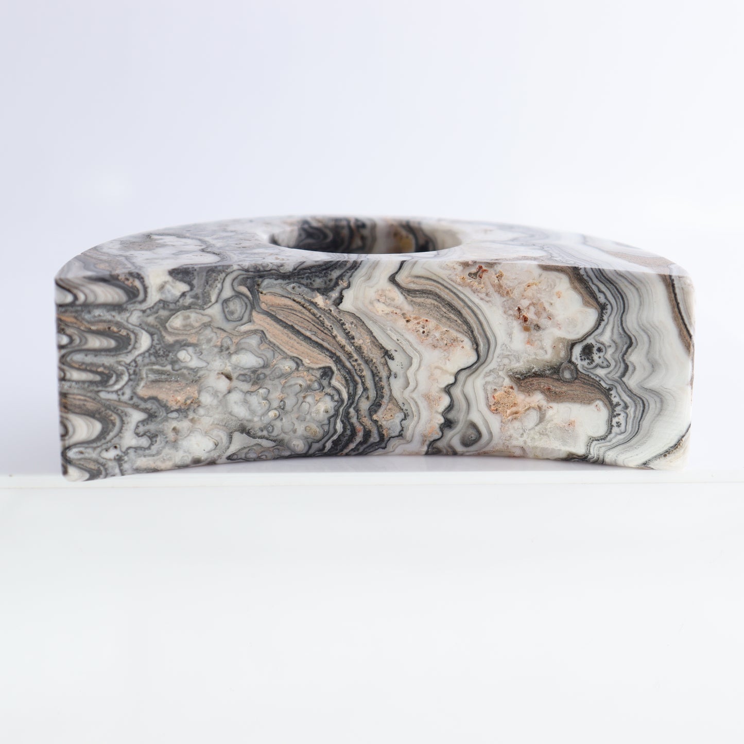 Onyx Moon Candle Holders Set of 4 - Expert Wholesale and Supplier of Wholesale Crystals & Bulk Gemstones, ["Candle Holder","Mexico","moons","onyx"]
