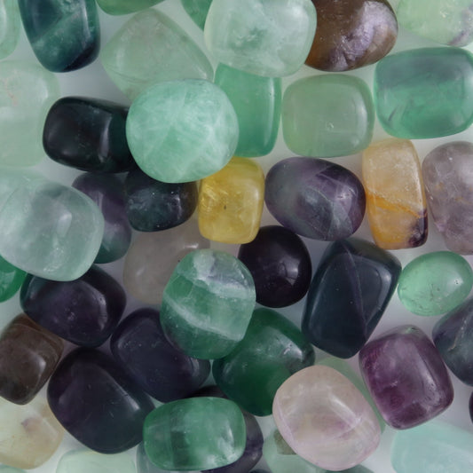 Small Fluorite Tumbles 1 kg Set