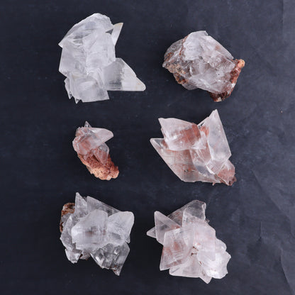 Naica Selenite Flat Set of 6 - Expert Wholesale and Supplier of Wholesale Crystals & Bulk Gemstones, ["Naica Selenite","selenite"]