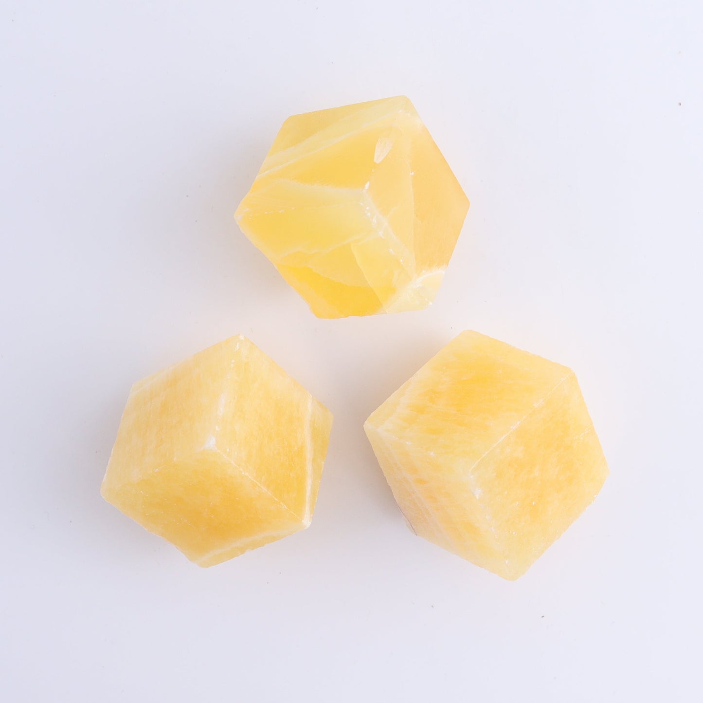 Honeycomb Calcite Standing Cubes Set of 7 - Expert Wholesale and Supplier of Wholesale Crystals & Bulk Gemstones, ["Calcite","close_50","Flats","Freeforms","Honey Calcite","Utah"]