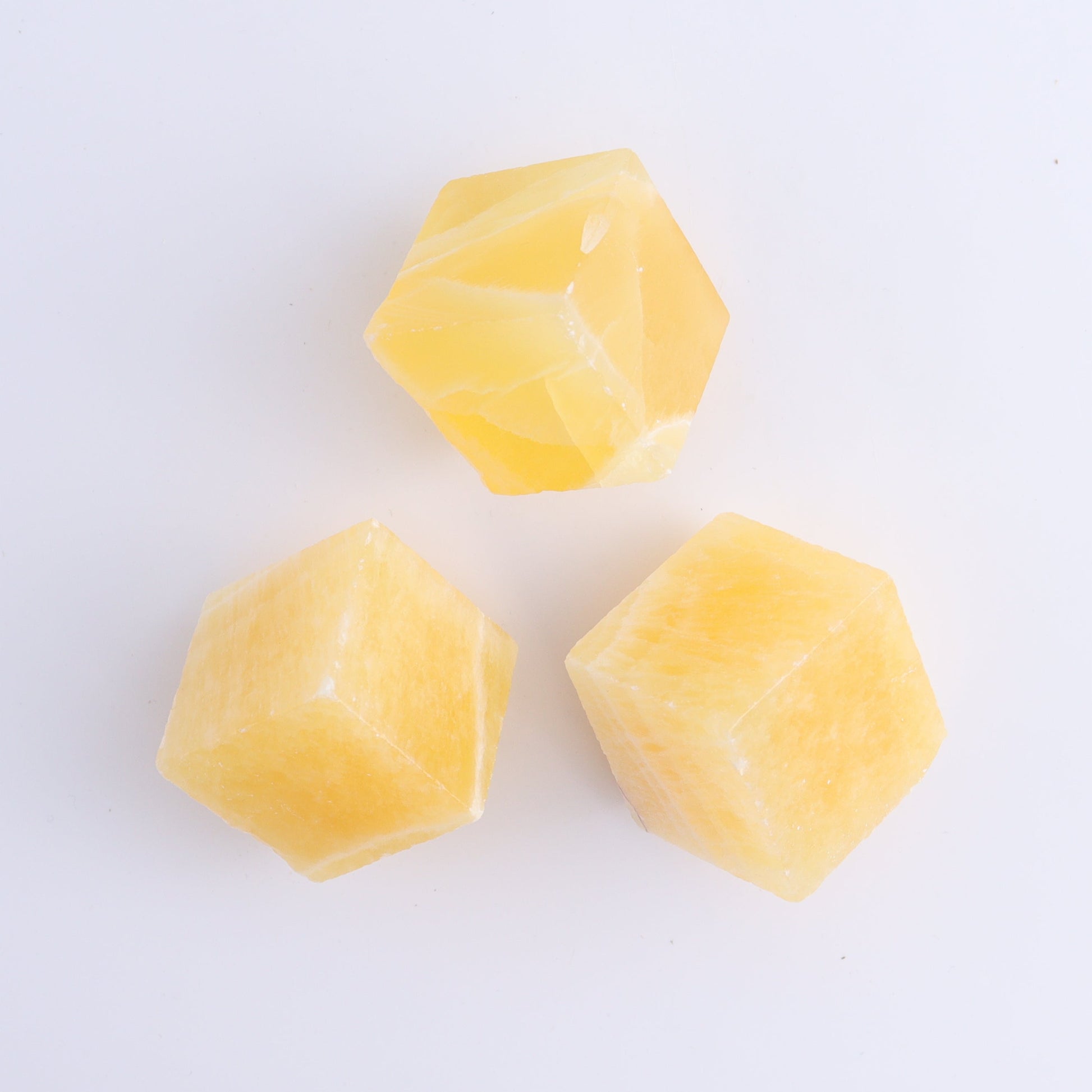 Honeycomb Calcite Standing Cubes Set of 7 - Expert Wholesale and Supplier of Wholesale Crystals & Bulk Gemstones, ["Calcite","close_50","Flats","Freeforms","Honey Calcite","Utah"]