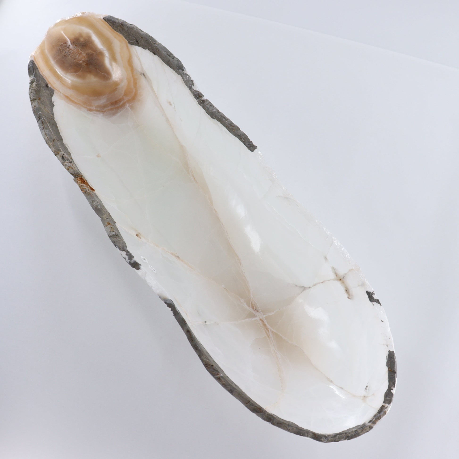 Onyx Canoe Bowl - Expert Wholesale and Supplier of Wholesale Crystals & Bulk Gemstones, ["Bowls","canoe","Mexico","onyx"]